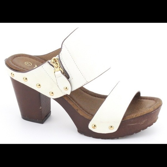 Nature Breeze Vint Black Retro Comfortable Platform Mule Heel - Picture 5 of 8